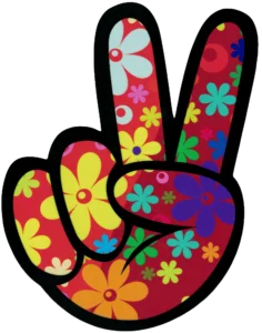 victory hand sign